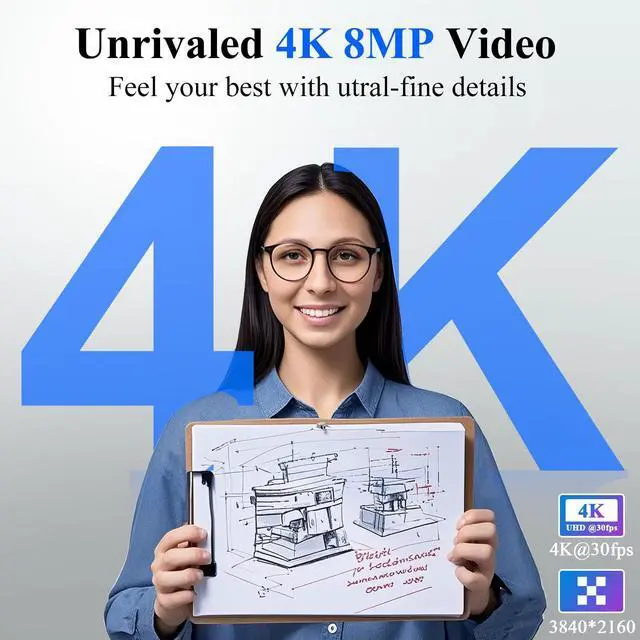 Alt view image 2 of 5 - KATOVJJTS PTZ Camera 4K UHD with 10X Optical Zoom,Video Conference Room Camera,Live Streaming for Church Worship,USB HDMI IP POE Work with Vmix,Zoom,OBS,YouTube,Facebook Livestream