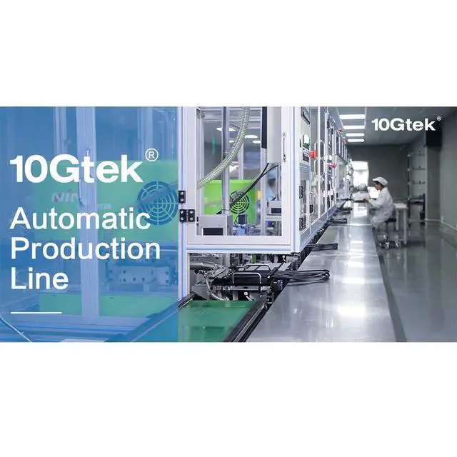 Alt view image 5 of 5 - 10Gtek [Blue Colored 10G SFP+ DAC Cable - Twinax SFP Cable for Cisco SFP-H10GB-CU3M, D-Link, Supermicro, Netgear, Mikrotik, ZTE Devices, Fortinet, 3-Meter(10ft)