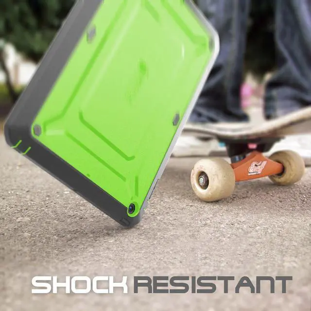 Alt view image 3 of 5 - SUPCASE for iPad Air 1st Generation Case with Screen Protector, [Military-Grade Protection] [Anti-Scratch] Heavy Duty Full-Body Rugged Protective Tablet Case Cover for Apple iPad Air 1 9.7 Inch, Green