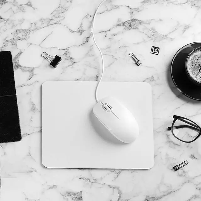 Alt view image 5 of 5 - Nicunom 40 Pcs Sublimation Mouse Pad Blanks, Heat Press Printing Crafts Mousepads 3mm Thick DIY Custom Mouse Pads Anti-Slip Rubber Mouse Mat for Office Laptop Computer Gaming