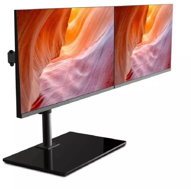 Alt view image 5 of 5 - Packard Bell airFrame Workstation - 2X 21 FHD Monitors, VESA Mount Included, 1920x1080, Ultrawide, Tilt Adjust, HDMI/VGA, Slim Bezel, for Home, Office, and Light Gaming