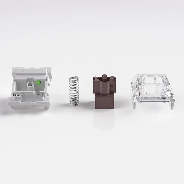 Alt view image 3 of 5 - Kailh Box Brown Switches for Mechanical Keyboard,3-Pin 45gf Tactile/Factory Lubed/Dust&Waterproof Switches(Kailh Box Brown,90Pcs)