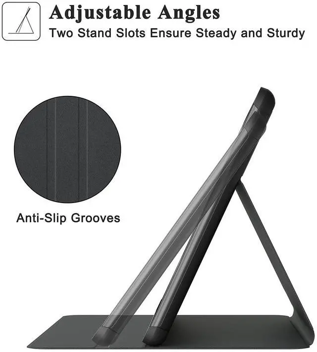 Alt view image 5 of 5 - Soke Case for All-New Amazon Fire HD 10 & 10 Plus Tablet (Only Compatible with 11th Generation, 2021 Release) Premium Folio Stand Cover with Auto Wake/Sleep for 10.1 Inch Tablet, Purple