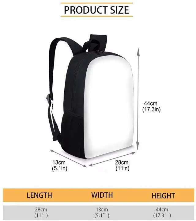 Alt view image 2 of 5 - Modysero Large Capacity 17 Inch Boys Backpack Cool Tiger Print School Bag with Two Side Pocket Durable Lightweight Kids Backpack for School Work Camping Adjustable Strap Laptop Backpack