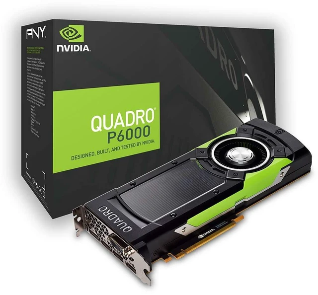 Main image of PNY NVIDIA Quadro P6000 VCQP6000-PB 24GB 384-bit GDDR5X PCI Video Cards
