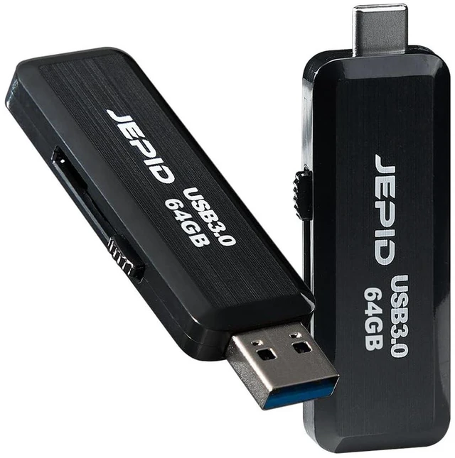 Main image of JEPID USB Flash Drive USB 3.0 Memory Stick with High-Speed Data Transfer, Thumb Drive for PC, Mac, Laptop, Car, and More (128.0, GB)