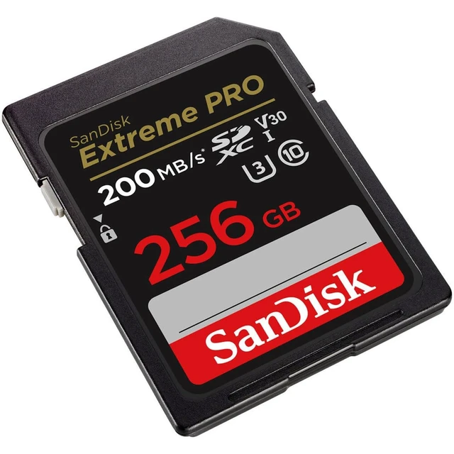 Alt view image 3 of 5 - SanDisk Extreme PRO 256 GB Class 3/UHS-I (U3) V30 SDXC