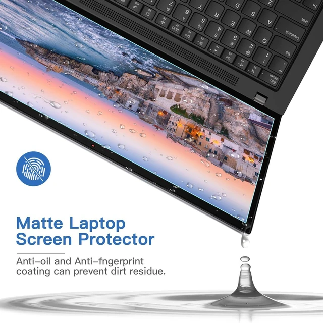 Alt view image 5 of 5 - 2 Pcs 14 Inch (1920x1200P) Laptop Blue Light Screen Protector, Reduce Eye Strain Anti Glare Blue Light Blocking Screen Protector for 14 with 16:10 Resolution HP/Dell/Acer/Asus/Samsung/