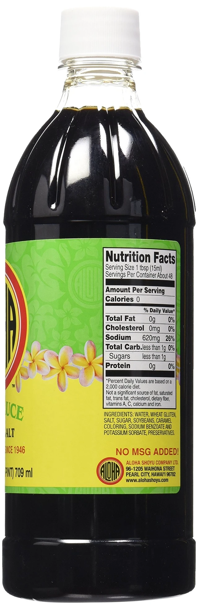 Alt view image 2 of 5 - Aloha Lower Salt Soy Sauce, 24 Ounce (Pack of 2)