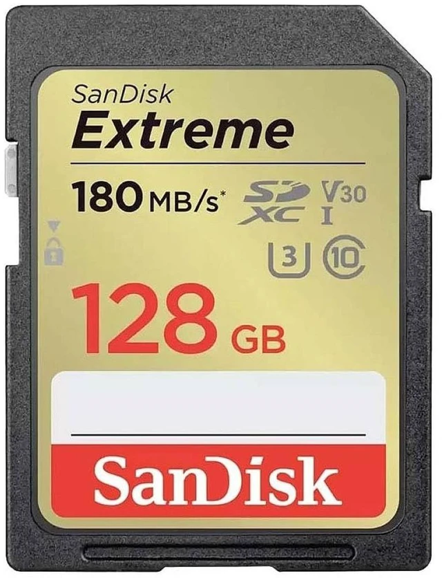 Main image of SANDISK - Cards Extreme Plus 128GB SDHC Memory Card 190MB/S 90MB/S UHS-I Class