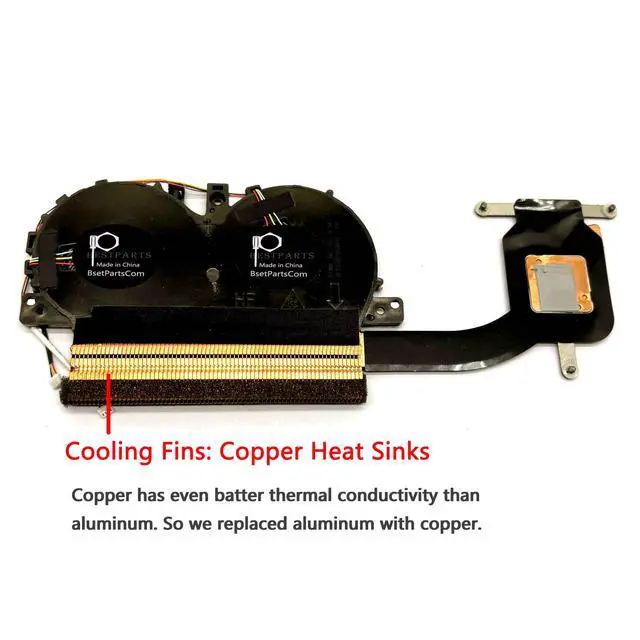 Alt view image 4 of 4 - BestParts New CPU Cooling Fan with Heatsink Replacement for Lenovo Yoga C740-15IML Laptop (Type: 81TD) C740-15, P/N: 5H40S19962