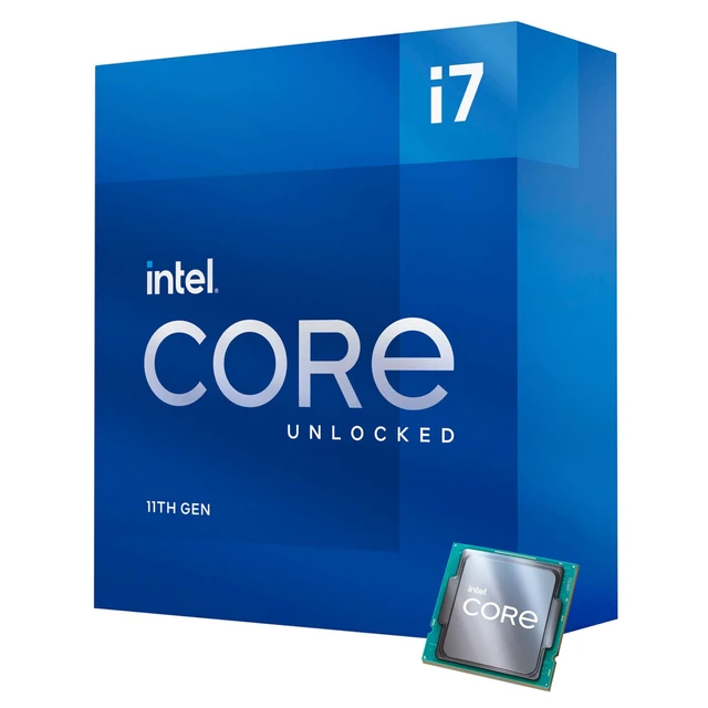 Alt view image 4 of 5 - Intel Core i7-11700K Desktop Processor 8 Cores up to 5.0 GHz Unlocked LGA1200 (Intel 500 Series & Select 400 Series Chipset) 125W