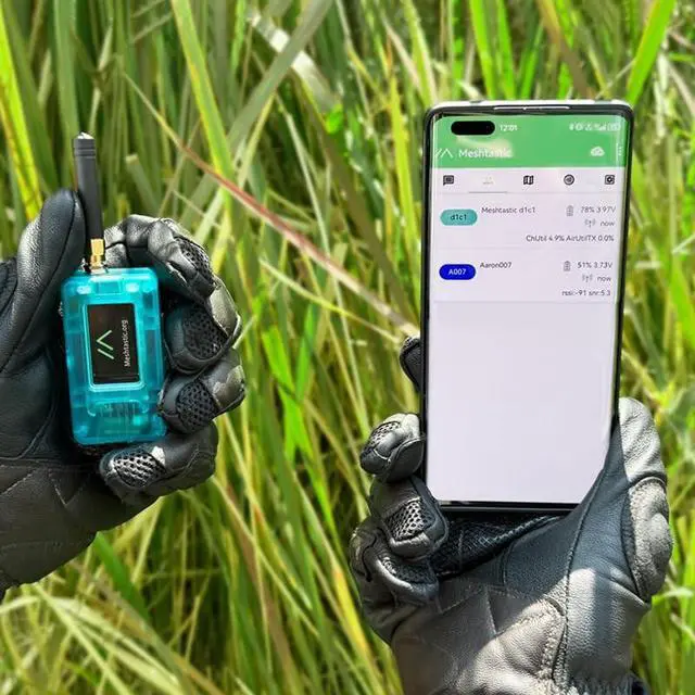 Alt view image 2 of 5 - Heltec Mesh Node T114 V2 Development Board with TFT Display Meshtastic Tracker Nordic nRF52480 GNSS + Case + 800mAh Battery Set SX1262 Chip Support LoRa Bluetooth WiFi for Meshtastic LoRawan IOT