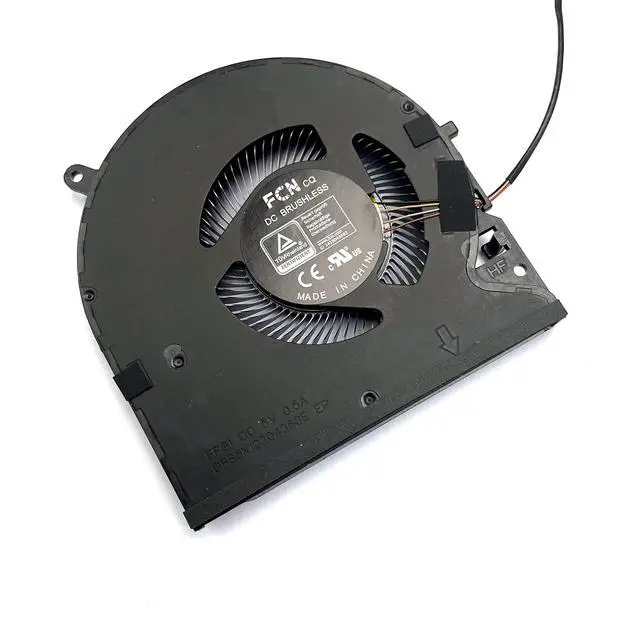 Alt view image 4 of 5 - Bestparts New CPU+GPU Cooling Fan Replacement for Razer Blade 15" Advanced (2021) ^^ RZ09-0409, Razer Blade 15" (2022) ^^ RZ09-0421 DFS5K12304363E DFS5K22115572J 5V 0.5A with 12x Bottom Cover