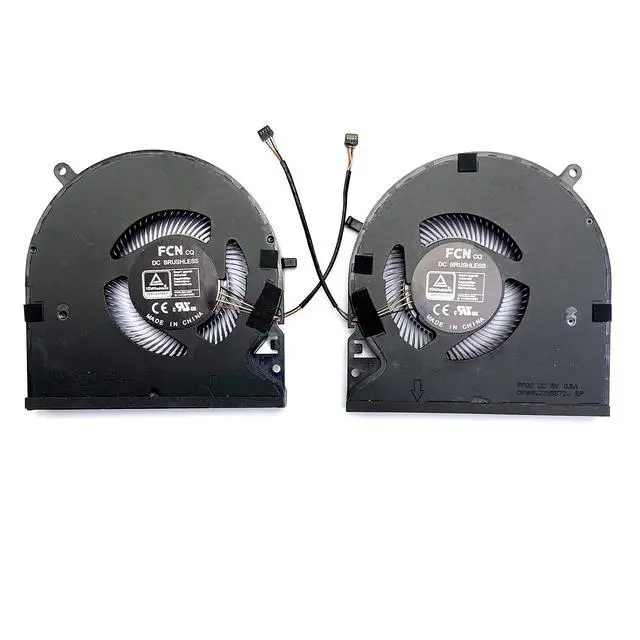 Alt view image 3 of 5 - Bestparts New CPU+GPU Cooling Fan Replacement for Razer Blade 15" Advanced (2021) ^^ RZ09-0409, Razer Blade 15" (2022) ^^ RZ09-0421 DFS5K12304363E DFS5K22115572J 5V 0.5A with 12x Bottom Cover