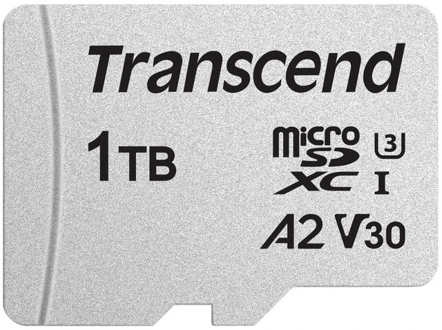 Main image of Transcend 1TB USD300S microSD Card, 100MB/s, 4K, U3, V30, A2