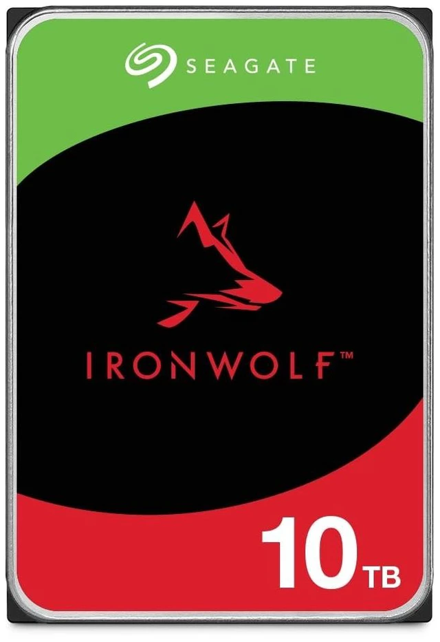 Main image of Seagate IronWolf 10TB NAS Internal Hard Drive HDD 3.5 Inch SATA 6Gb/s 7200 RPM 256MB Cache RAID Network Attached Storage Home Servers - (ST10000VN0008)