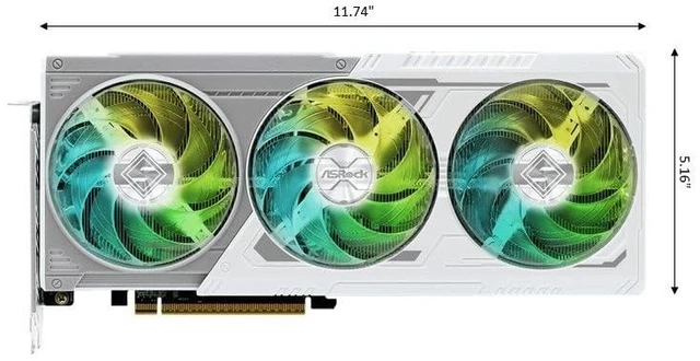 Alt view image 2 of 5 - ASRock Radeon RX 9060 XT Steel Legend 16GB GDDR6 OC Graphics Card ^^ 3275 MHz Boost ^^ Triple Fan ^^ 0dB Cooling ^^ Metal Backplate ^^ PCIe 5.0 ^^ DisplayPort 2.1a, HDMI 2.1b
