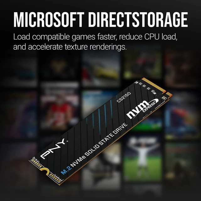 Alt view image 4 of 5 - PNY CS2150 2TB PCIe Gen5 x4 NVMe M.2 2280 Internal SSD