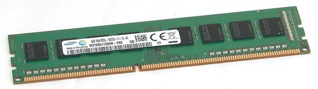 Main image of Samsung 4GB PC3L-12800U DDR3-1600 1RX8 Non-ECC UDIMM Memory M378B5173QH0-YK0