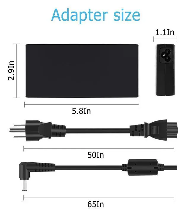 Alt view image 3 of 4 - 120W AC Charger Fit for MSI GF63 Thin 8SC 8RCS 9SC GF63 9RCX MS-16R3 MS-16R4 GTX1650 A12-120P1A ADP-120RH D (NOT Compatible with MSI GF63 Thin 10SCXR 10SC 10UD 10UC 11SC 11UD 11UC GF75 Thin 10UEK)
