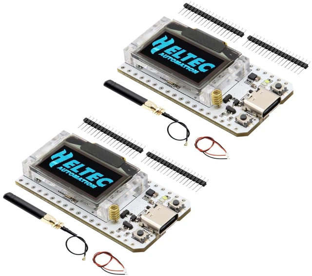 Main image of AYWHP ESP32 LoRa V3 Development Board with WiFi, Bluetooth, Dual Core SX1262 CP2102 Chip, 0.96" OLED Display and Antenna for Meshtastic Arduino