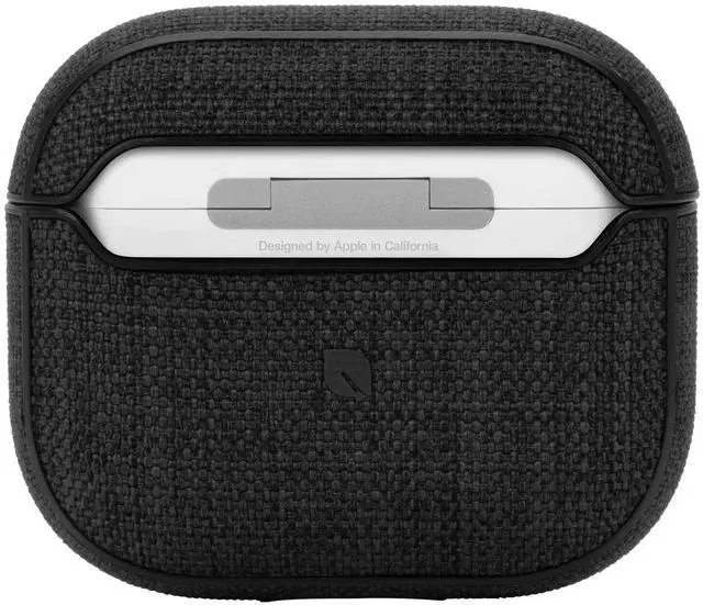 Alt view image 2 of 5 - Incase Airpods Case in Woolenex - Airpod 3rd Generation Case - Durable, Lightweight and Protective Cover with Premium Fabric, Scratch-Resistant Design, and Precision Fit for Everyday Use - Graphite