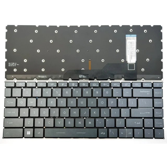 Alt view image 3 of 3 - KGIGIBE Backlit Keyboard for MSI Modern 15 A4M A5M A11MU A11 MS-155K Laptop