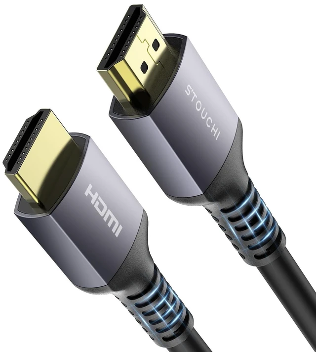 Main image of Stouchi 8K Long HDMI Cables 25FT, 48Gbps Ultra High Speed HDMI Cord, CL3 in Wall Rated, 8K60 4K120 144Hz eARC SBTM HDR10+ Dolby Compatible for PS5, Xbox Series X, Apple TV 4K, Fire Roku TV