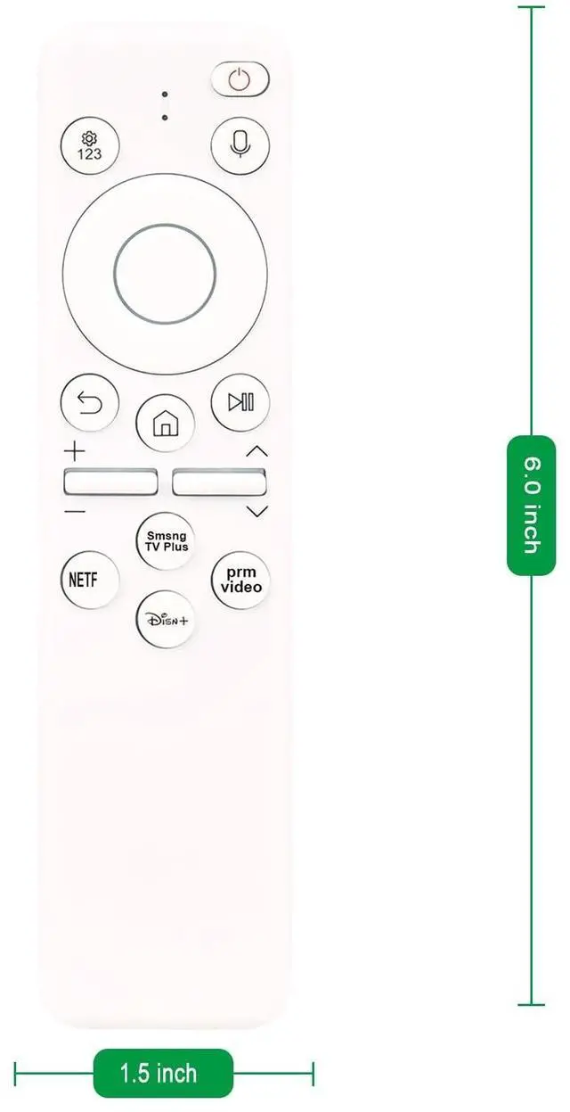 Alt view image 5 of 5 - Voice Replace Remote Control Compatible with Samsung The Frame QLED Full HD Smart Tizen TV QN32LS03CBF QN32LS03CBFXZA QN32LS03CBFXZC BN59-01439D BN59-01456D N59-01439A TM2361E BN59-01456A BN59-0