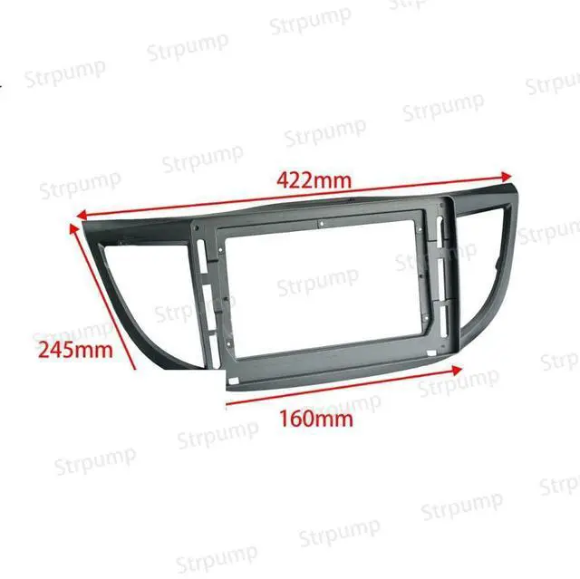 Alt view image 4 of 5 - 10.1'' Car Radio Stereo Dash Frame Fascia Bezel Panel Compatible for Honda CRV CR-V 2012 13 14 15 16 17 Install Mount Kit
