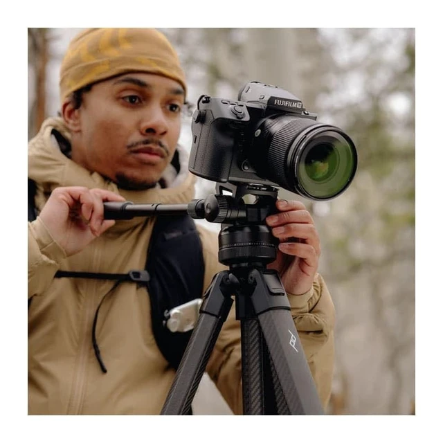 Alt view image 2 of 5 - Peak Design Tilt Mod for Pro Tripod, Fluid Pan/Tilt Video Head Adapter, Smooth Cinematic Motion, Deployable Handle, Compact Pro-Grade Filmmaking Accessory