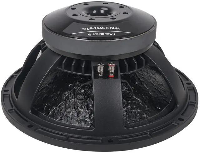 Main image of Sound Town 15" 600W Cast Aluminum Frame Woofer (Low Frequency Driver), Replacement Woofer for PA/DJ Subwoofer Cabinets (STLF-15AS)