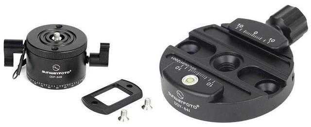 Main image of SUNWAYFOTO Indexing Rotator DDP-64MX & DDY-64i Discal Arca Comp Clamp