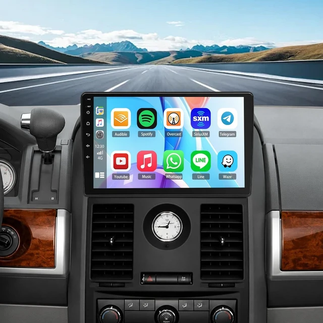 Main image of Car Stereo for Chrysler Town & Country 2008-2016, Wireless CarPlay