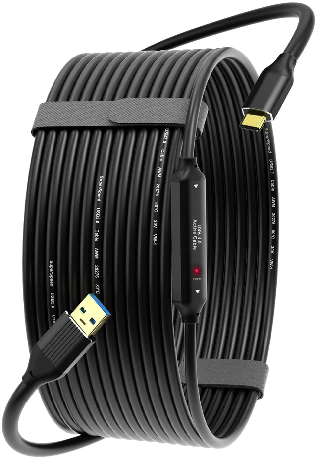 Main image of ZVOIYKM USB A to USB C 3.0 Data Extension Cable 50ft, 5Gbps High-Speed