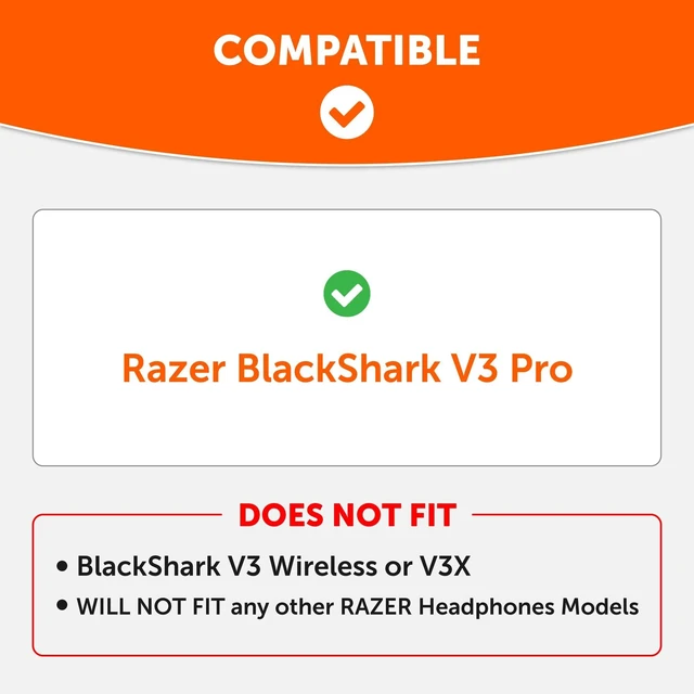 Alt view image 2 of 5 - WC Mod Kit Bshark V3 Pro - Gel Earpads & Side Plates for BlackShark V3 Pro