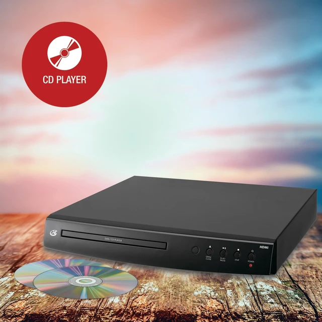 Alt view image 3 of 5 - GPX DH300B 1080p Upconversion DVD Player with HDMI, Black
