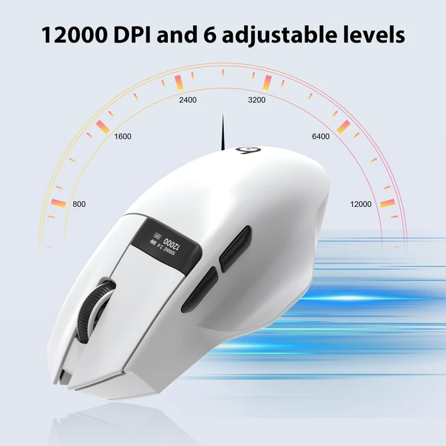 Alt view image 4 of 5 - xiaobi G9Pro Wireless Bluetooth Mouse with LED Screen Display