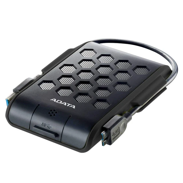 Alt view image 2 of 4 - ADATA HD720 2TB USB 3.0 Waterproof/Dustproof/Shock-Resistant External Hard Drive, Black (AHD720-2TU3-CBK)