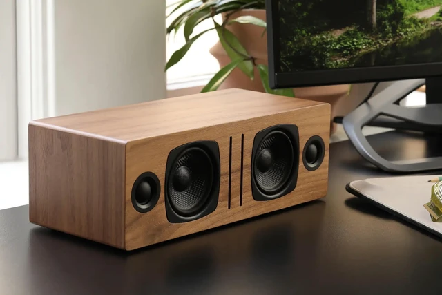 Alt view image 2 of 5 - Audioengine A2 AIO (B2) Bluetooth Speaker Premium Wireless Home Speaker