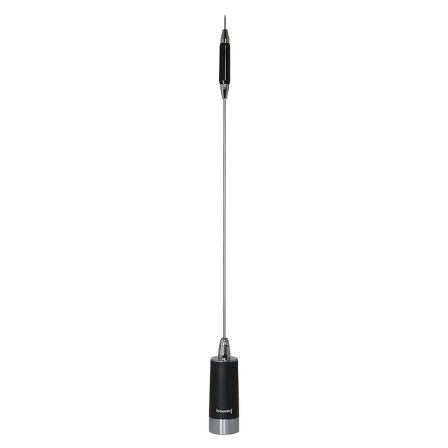 Alt view image 3 of 5 - Browning Amateur Dual-Band 144 to 148 MHz/430 to 450 MHz Pretuned NMO Antenna (Chrome)