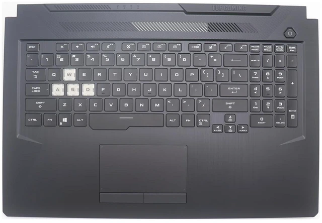 Main image of New Replacement Palmrest for Asus TUF Gaming A17 FA706IU FA706IH FA706II FA706IC FA706IE FA706IHR F17 FX706HC FX706HCB FX706LI FX706HE Upper Case with Keyboard LED RGB US