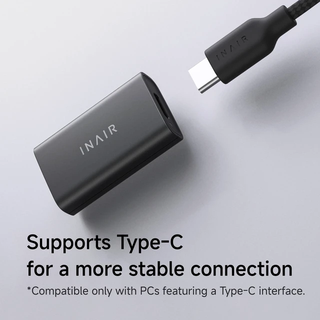 Alt view image 3 of 5 - INAIR Wakey Remote PC Wake-Up Dongle for INAIR Spatial Computer, Exclusive Wake-on-LAN Smart Switch for Wireless PC Streaming & AR Glasses Ecosystem