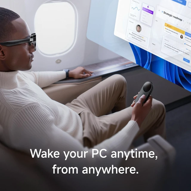 Alt view image 4 of 5 - INAIR Wakey Remote PC Wake-Up Dongle for INAIR Spatial Computer, Exclusive Wake-on-LAN Smart Switch for Wireless PC Streaming & AR Glasses Ecosystem