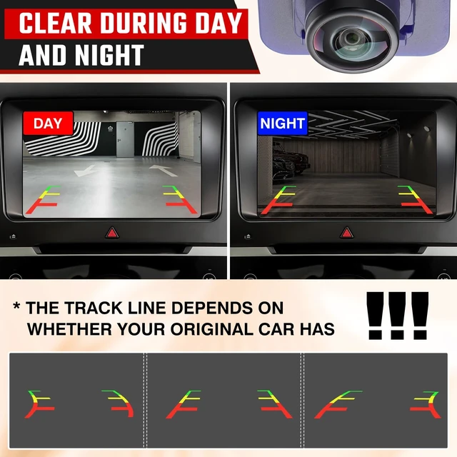 Alt view image 3 of 5 - HC3Z-19G490-X Backup Camera Fit for Ford F250 F350 Super Duty 2017-2019