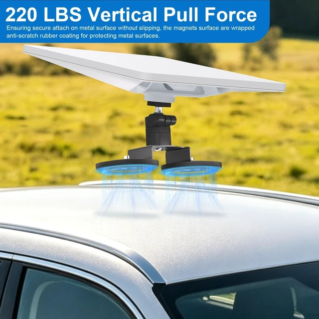 Alt view image 4 of 5 - Magnetic Starlink Mini Roof Car Mount with Adapter for All Mini Models