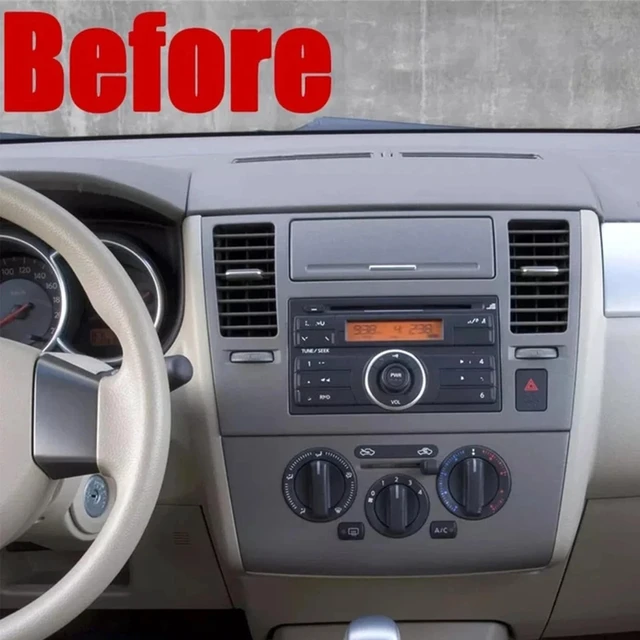 Alt view image 2 of 5 - PHEZEN 7 inch Touchscreen Car Stereo for 2007-2011 Nissan Versa, Android 15 Car Radio with Carplay & Android Auto GPS Navigation BT Mirror Link WiFi Backup Camera 2+64G