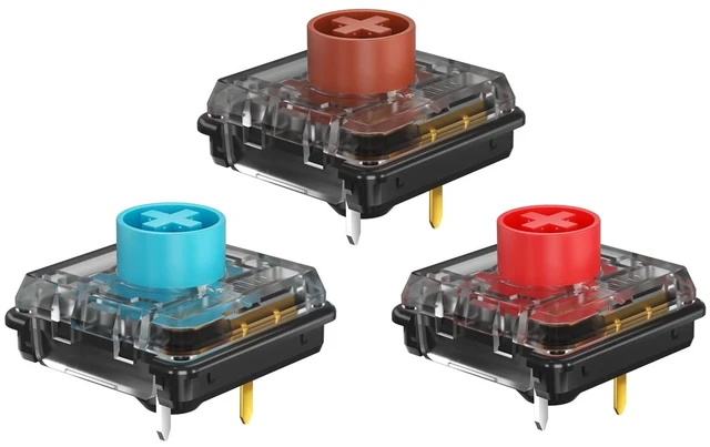 Alt view image 3 of 5 - KAILH Low Profile Mechanical Keyboard Switch Choc V2 Low Profile Keystem DIY MX Switch Tactile Click Linear (70pcs, Brown)