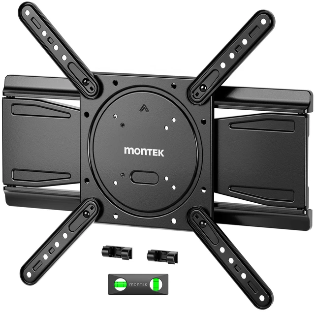 Main image of monTEK 1.3" Ultra Slim Full Motion TV Wall Mount for 23-75 Inch TVs